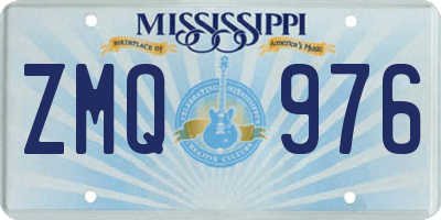 MS license plate ZMQ976