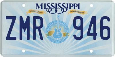MS license plate ZMR946