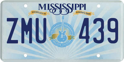 MS license plate ZMU439