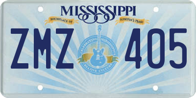 MS license plate ZMZ405
