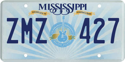 MS license plate ZMZ427