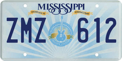 MS license plate ZMZ612