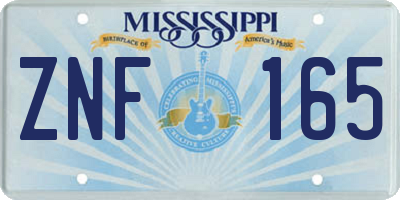 MS license plate ZNF165