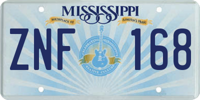 MS license plate ZNF168