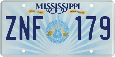 MS license plate ZNF179