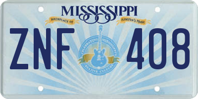 MS license plate ZNF408