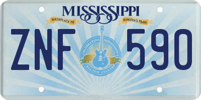MS license plate ZNF590