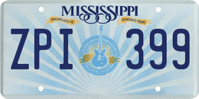 MS license plate ZPI399