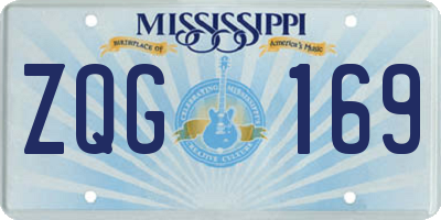 MS license plate ZQG169