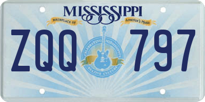 MS license plate ZQQ797