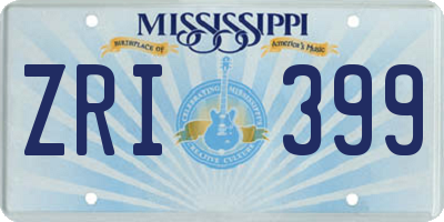 MS license plate ZRI399