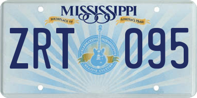 MS license plate ZRT095