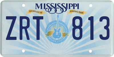 MS license plate ZRT813