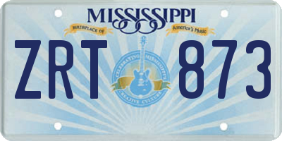 MS license plate ZRT873