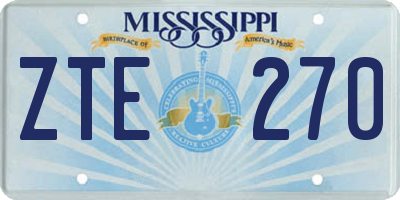 MS license plate ZTE270