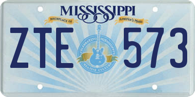 MS license plate ZTE573