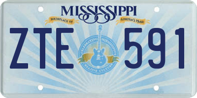 MS license plate ZTE591