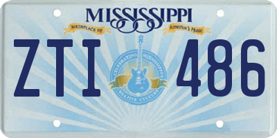 MS license plate ZTI486