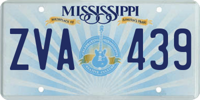 MS license plate ZVA439