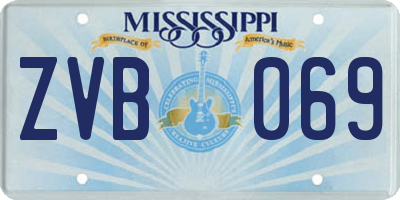 MS license plate ZVB069