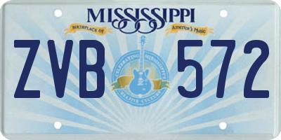 MS license plate ZVB572