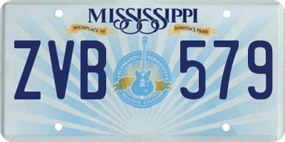 MS license plate ZVB579