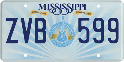 MS license plate ZVB599