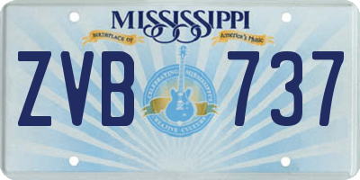 MS license plate ZVB737