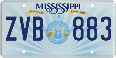 MS license plate ZVB883