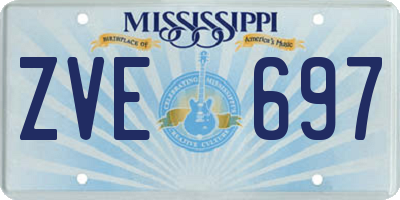 MS license plate ZVE697