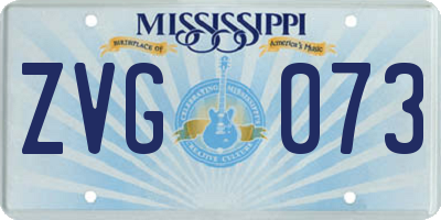 MS license plate ZVG073