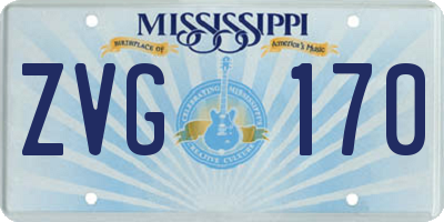 MS license plate ZVG170