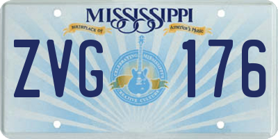 MS license plate ZVG176