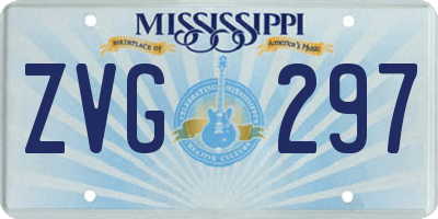 MS license plate ZVG297