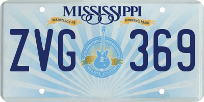 MS license plate ZVG369