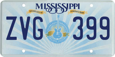 MS license plate ZVG399