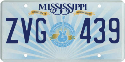 MS license plate ZVG439