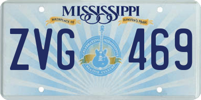 MS license plate ZVG469