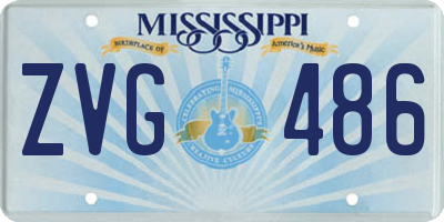 MS license plate ZVG486