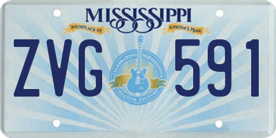 MS license plate ZVG591