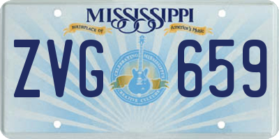 MS license plate ZVG659