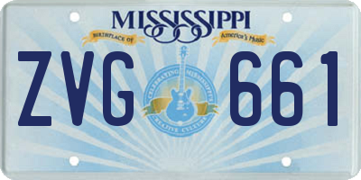 MS license plate ZVG661