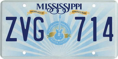 MS license plate ZVG714