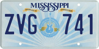 MS license plate ZVG741