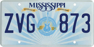 MS license plate ZVG873