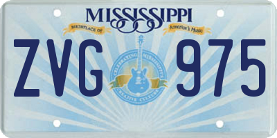 MS license plate ZVG975
