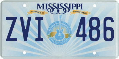 MS license plate ZVI486