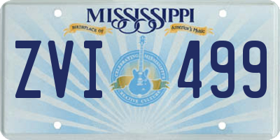MS license plate ZVI499
