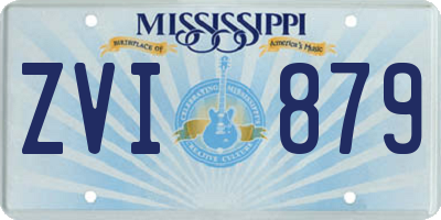 MS license plate ZVI879
