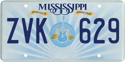 MS license plate ZVK629